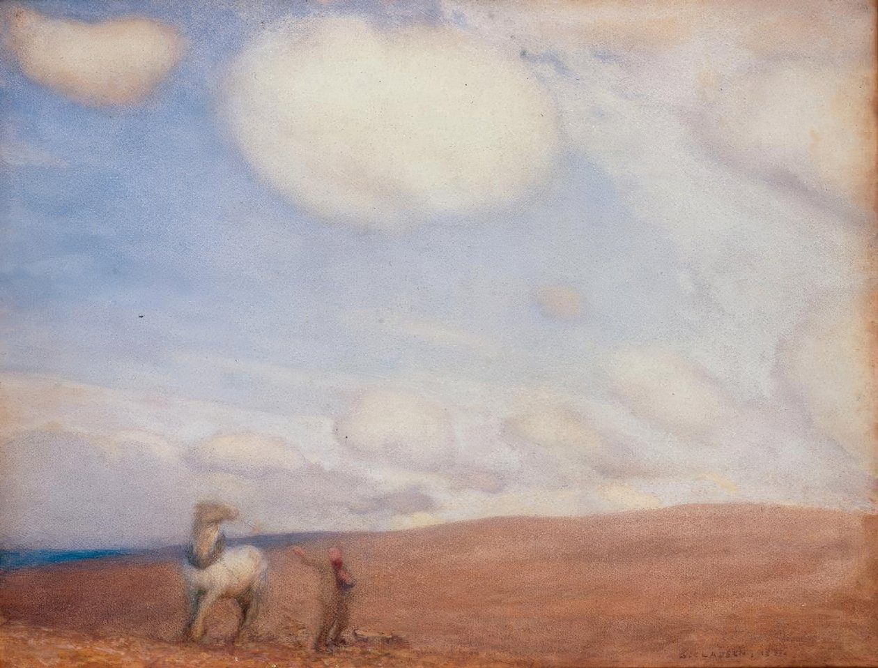 Plöjning på Downs av George Clausen