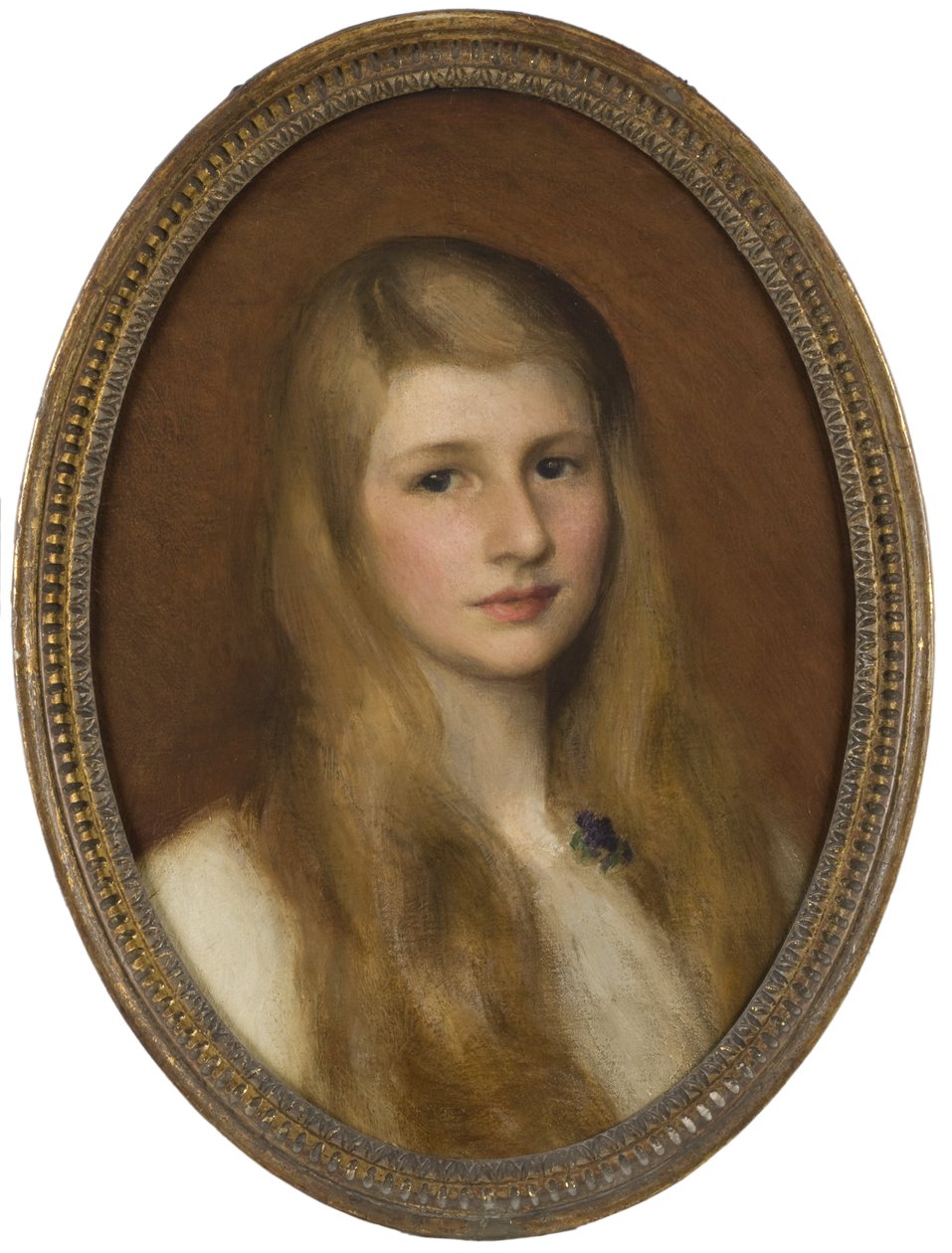 Porträtt av Margaret Hilton av George Clausen