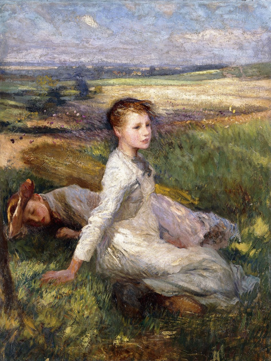 Sommar på fälten av George Clausen