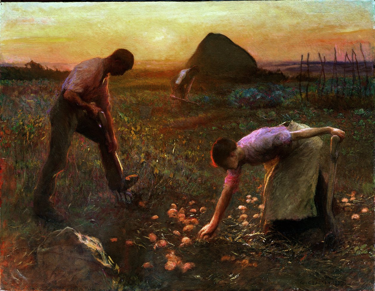 Koloniträdgården av George Clausen