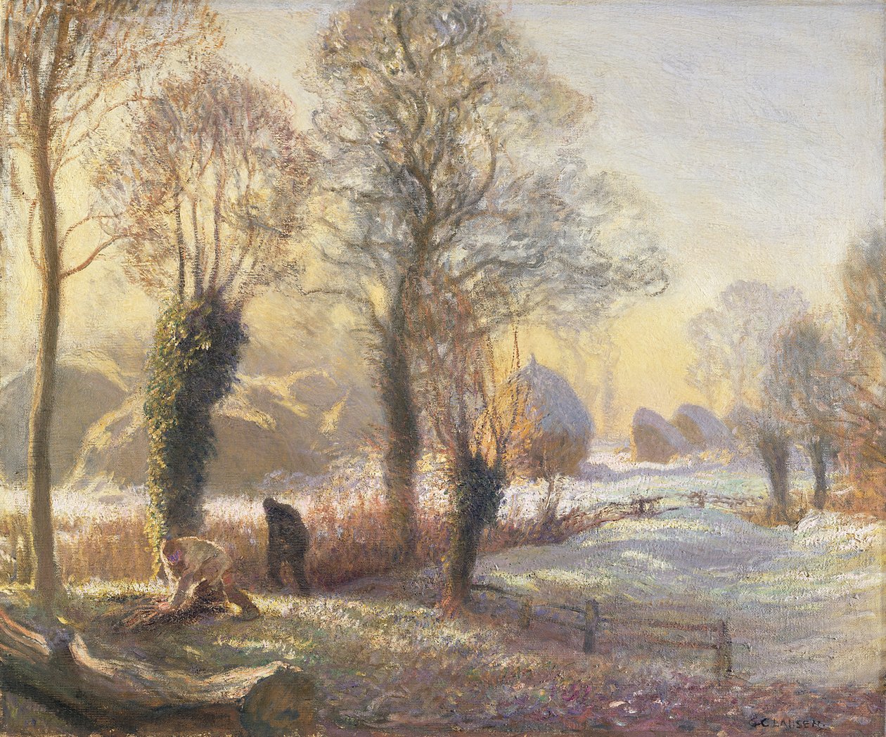 Vintermorgon av George Clausen