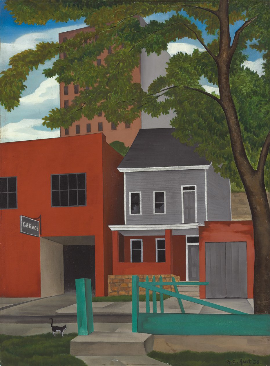 Höst i Bronx av George Copeland Ault