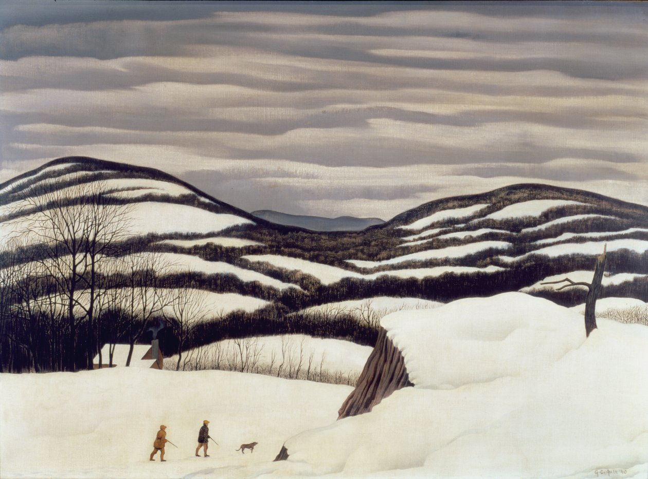 Jägare av George Copeland Ault