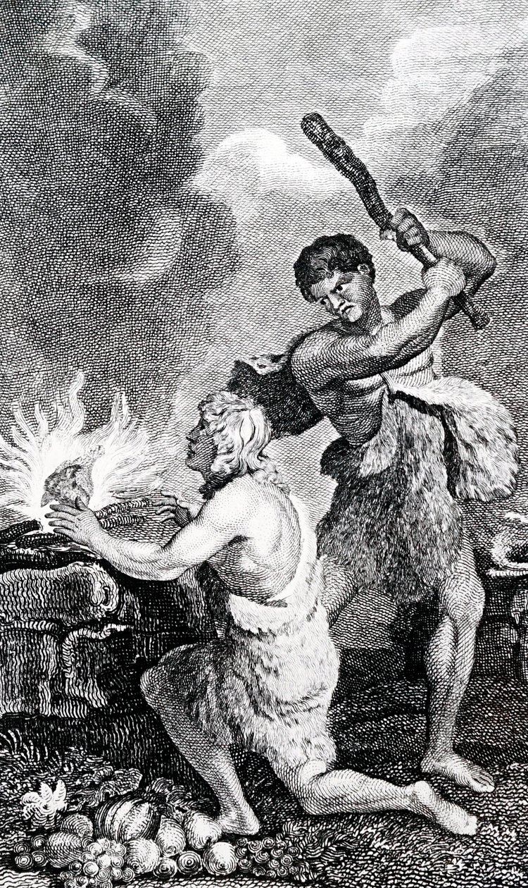 En prygel på ett brittiskt krigsskepp av George Cruikshank