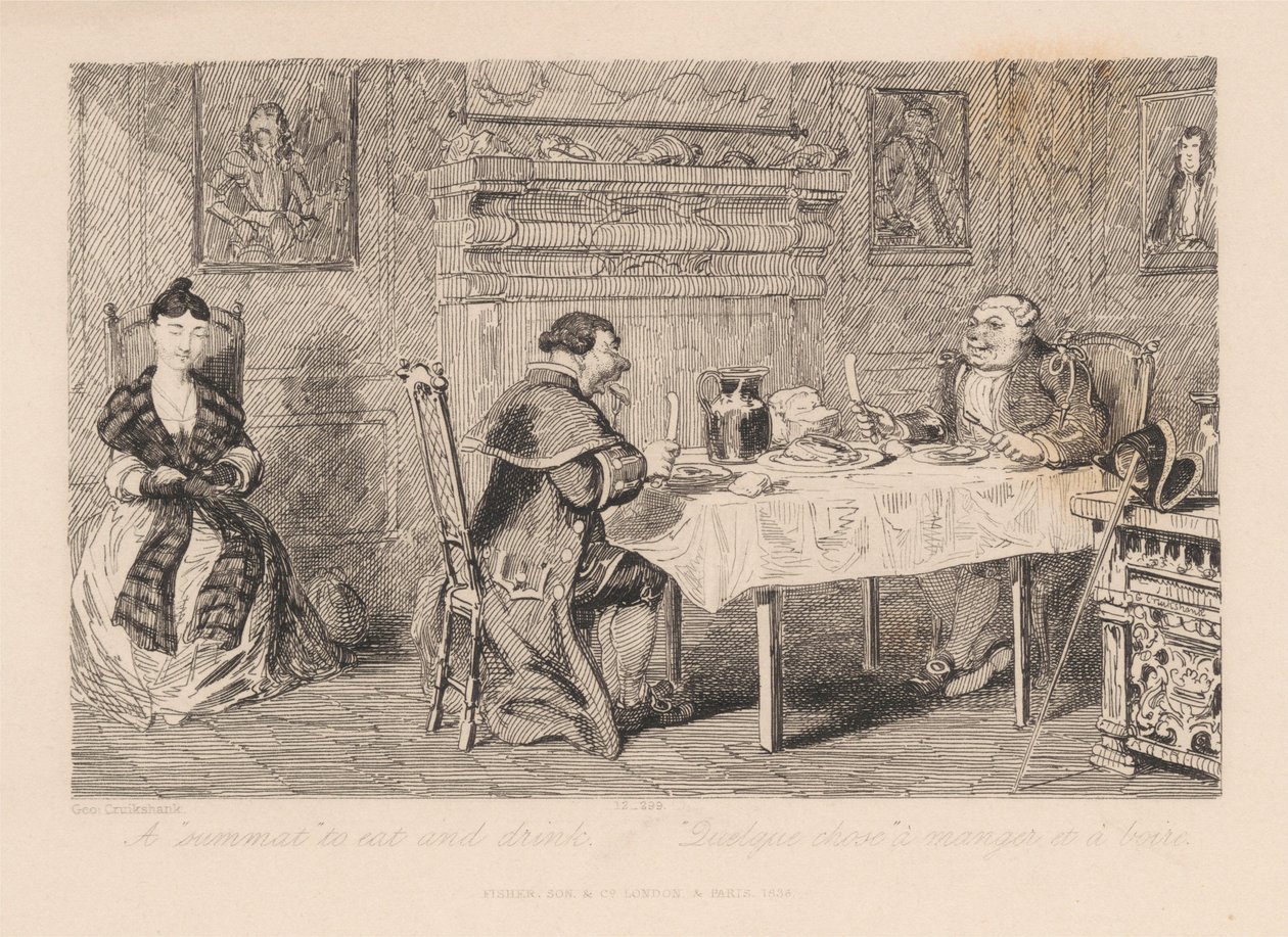 Något att äta och dricka av George Cruikshank