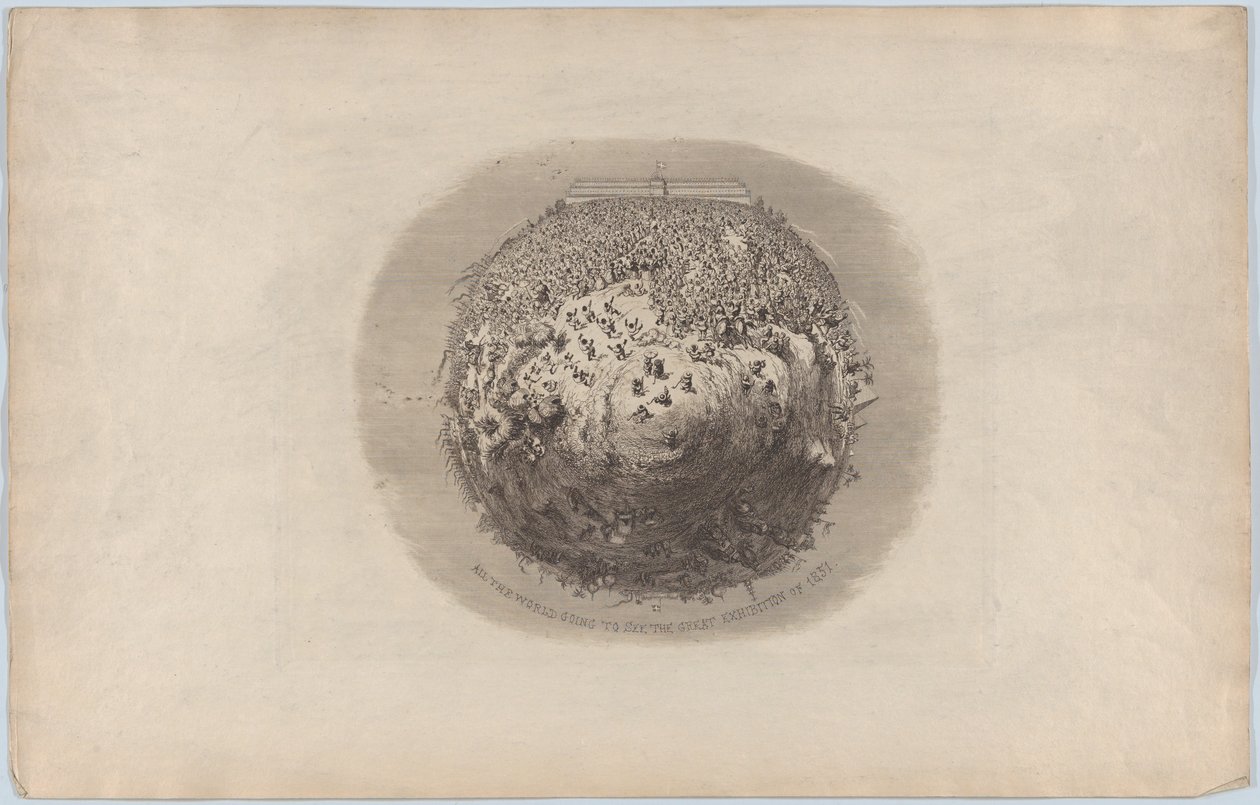 Hela världen kommer att se den stora utställningen 1851 av George Cruikshank