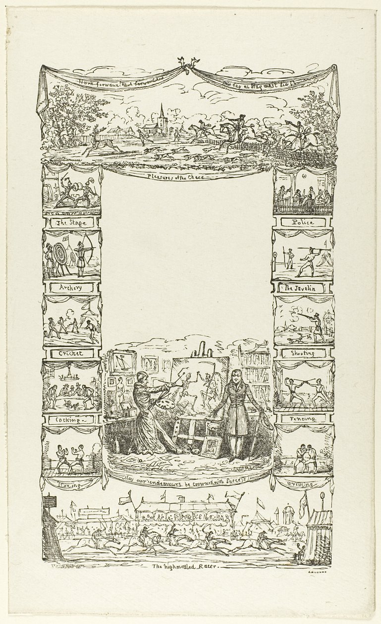 Anekdoter: Kant för en titelsida av George Cruikshank