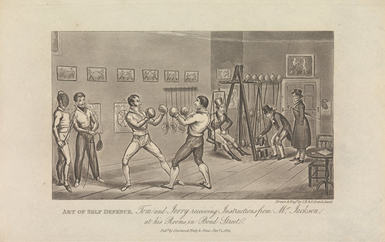 Konsten att självförsvar av George Cruikshank