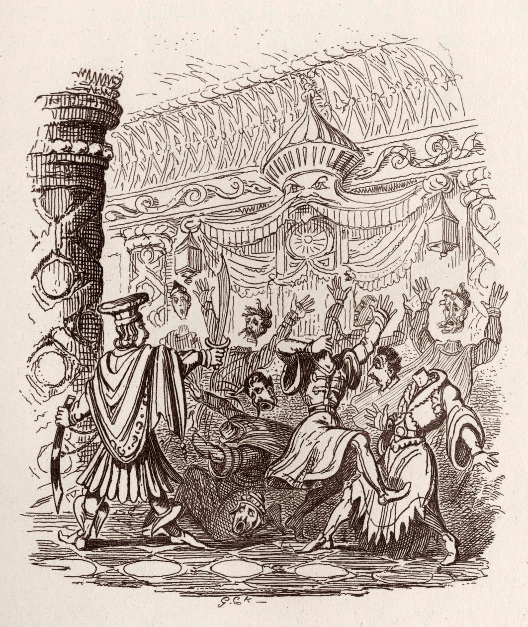 Bröderna Grimm Barn och av George Cruikshank