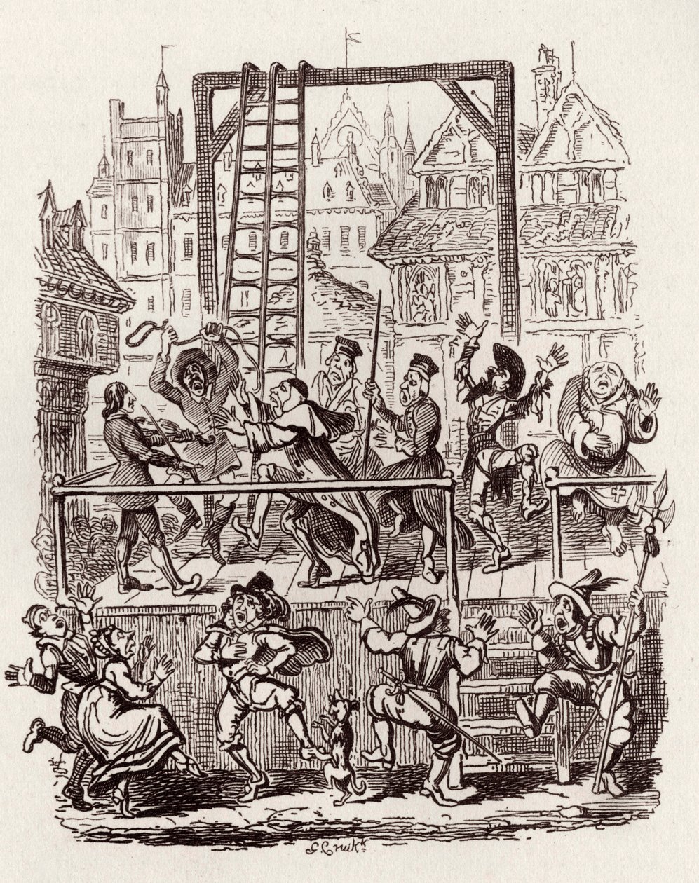 Bröderna Grimm Barn och av George Cruikshank