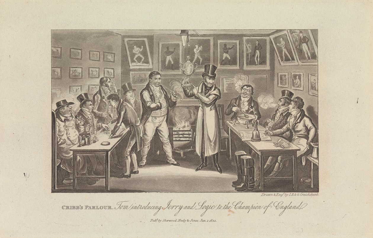 Cribbs Parlor av George Cruikshank