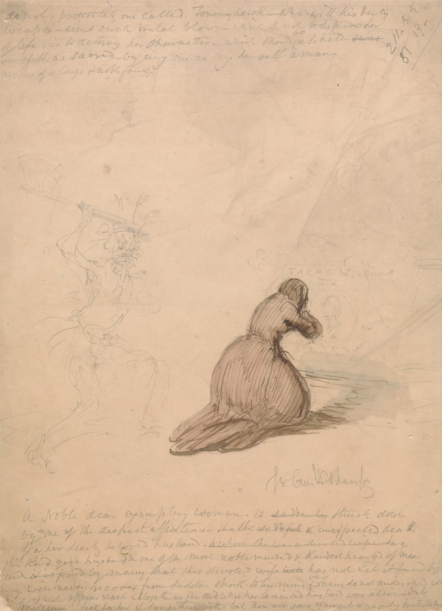 Hängiven fru av George Cruikshank