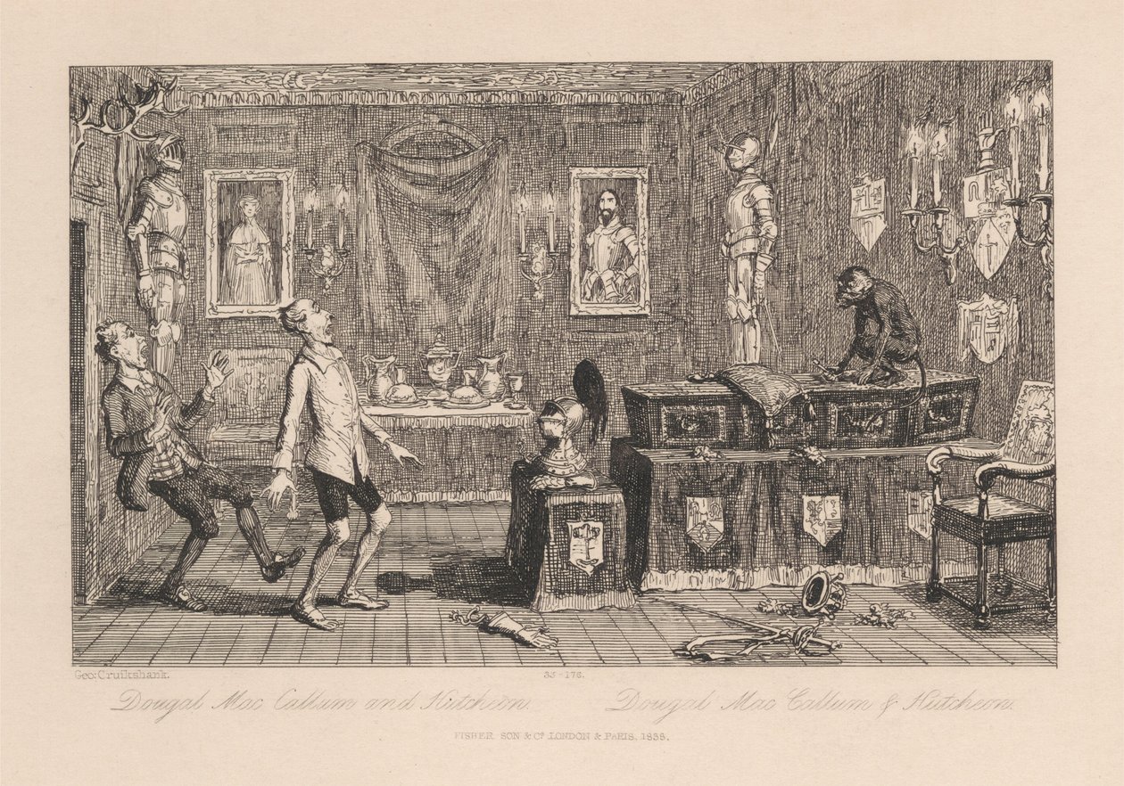 Dougal Mac Callum och Hutcheon av George Cruikshank