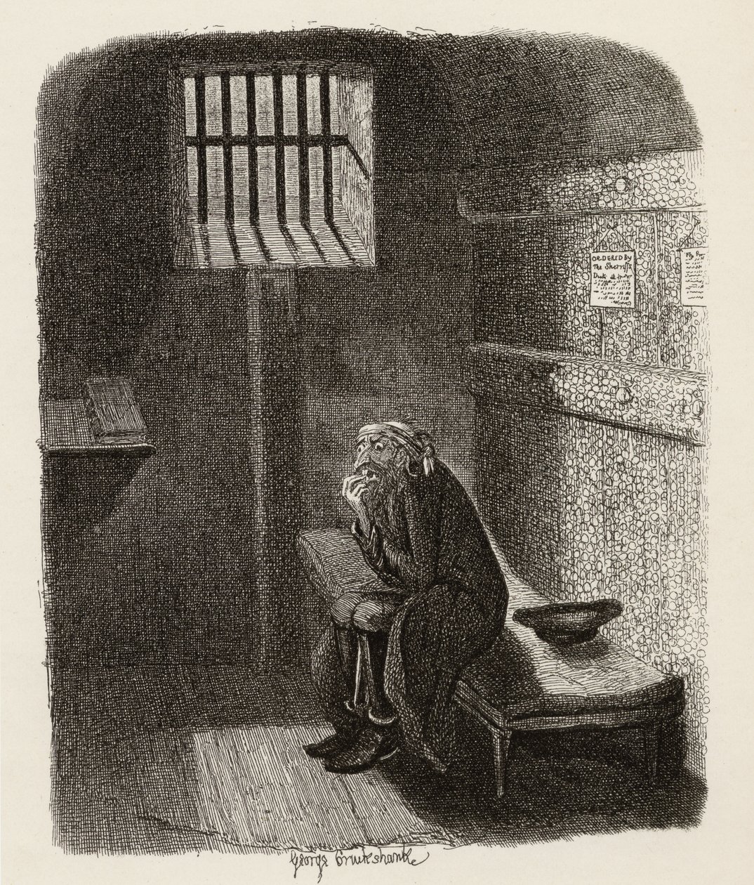 Fagin in the condemned cell, från 