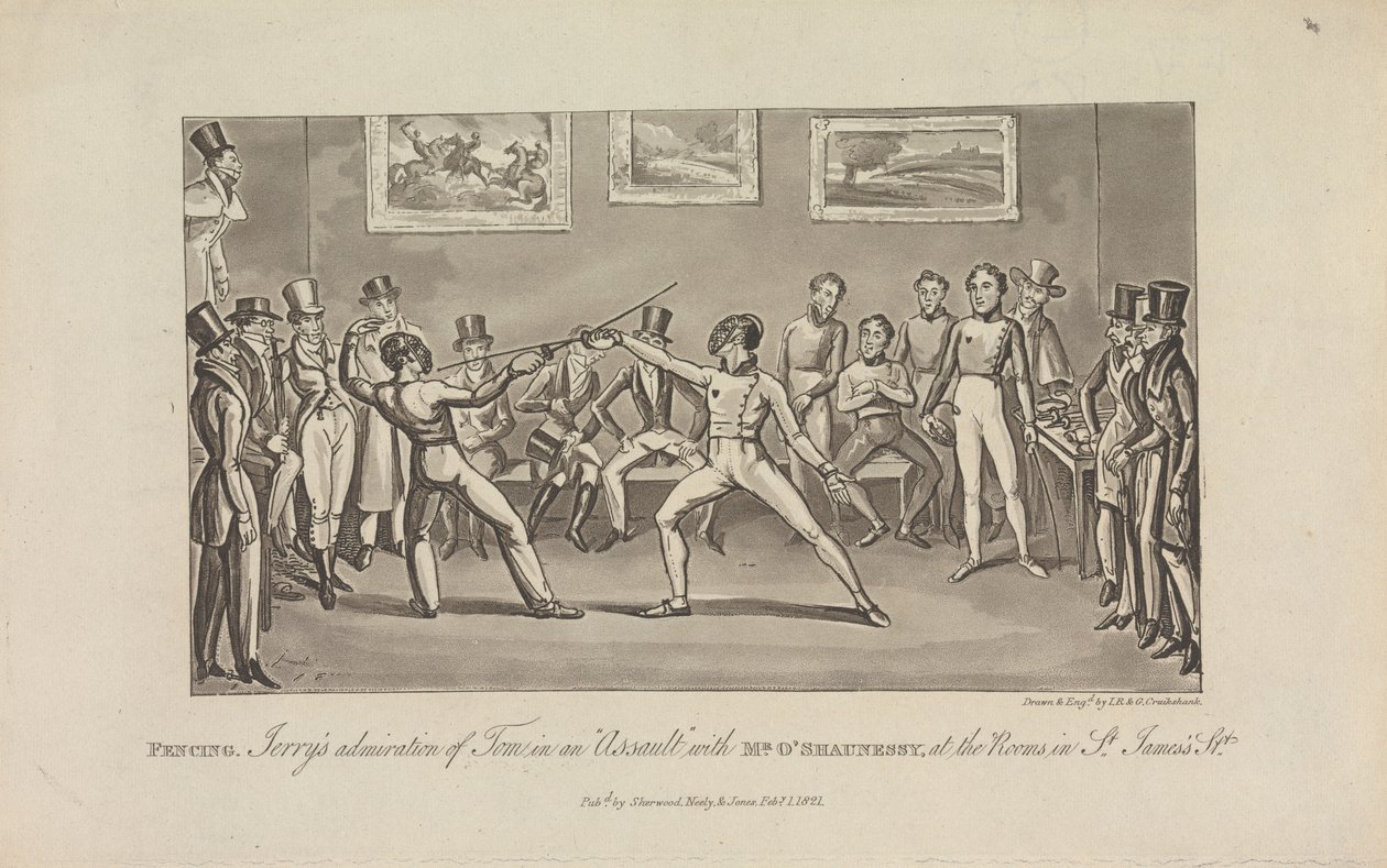 Fäktning av George Cruikshank