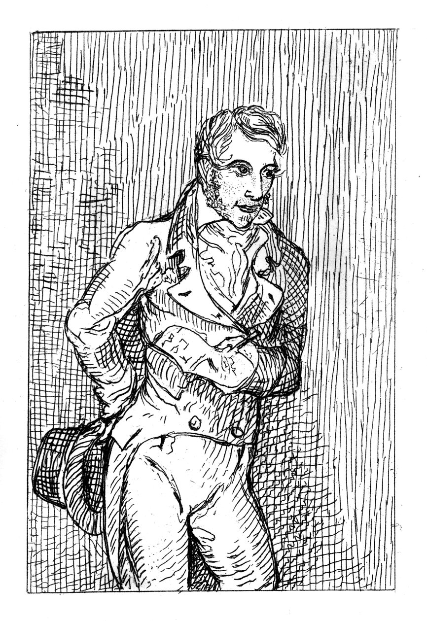 George Cruikshank 1792-1878, engelsk karikatyrist och bokillustratör, 1811. av George Cruikshank