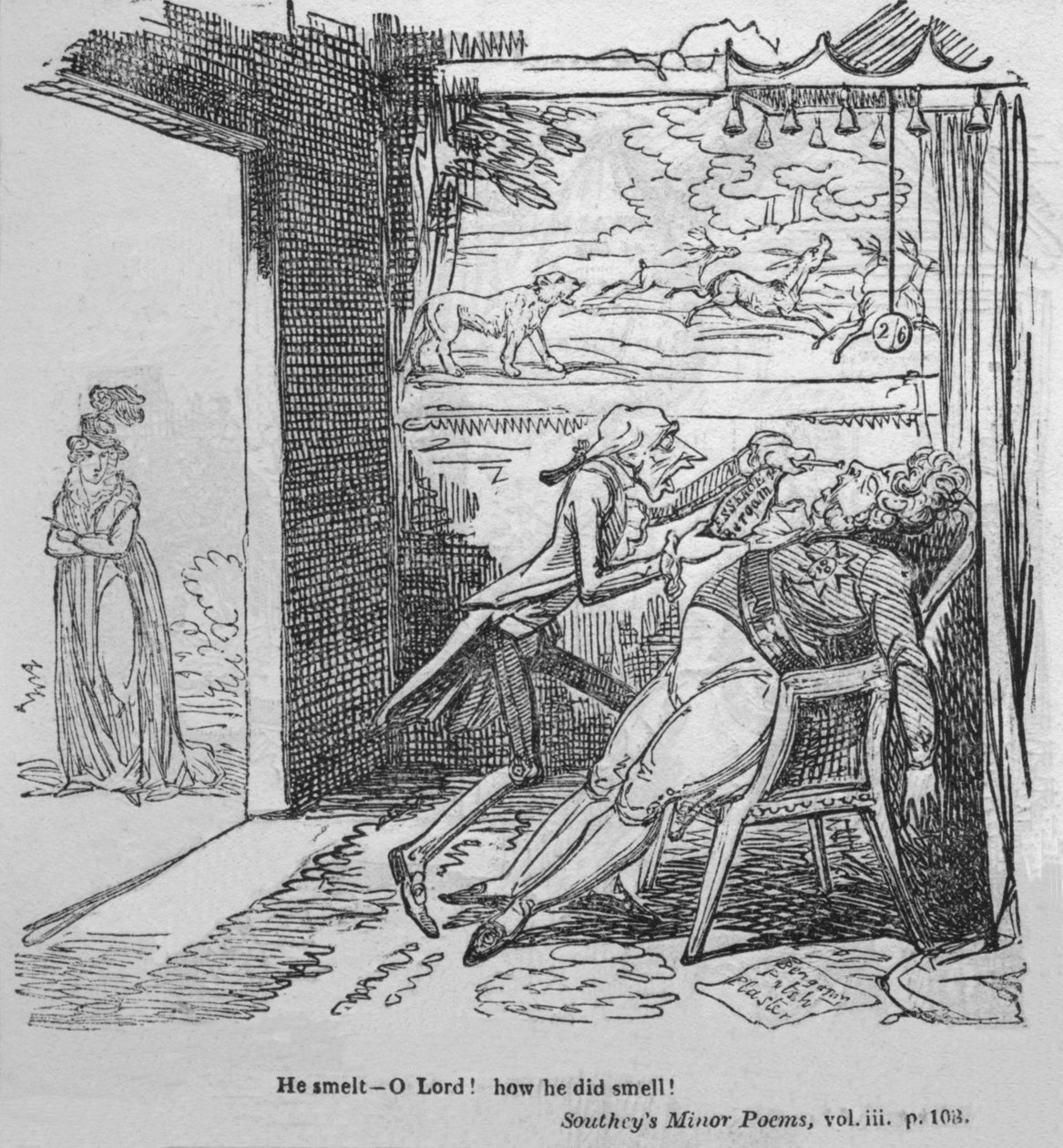Han luktade - O Herre! Hur han luktade!, c1820. av George Cruikshank