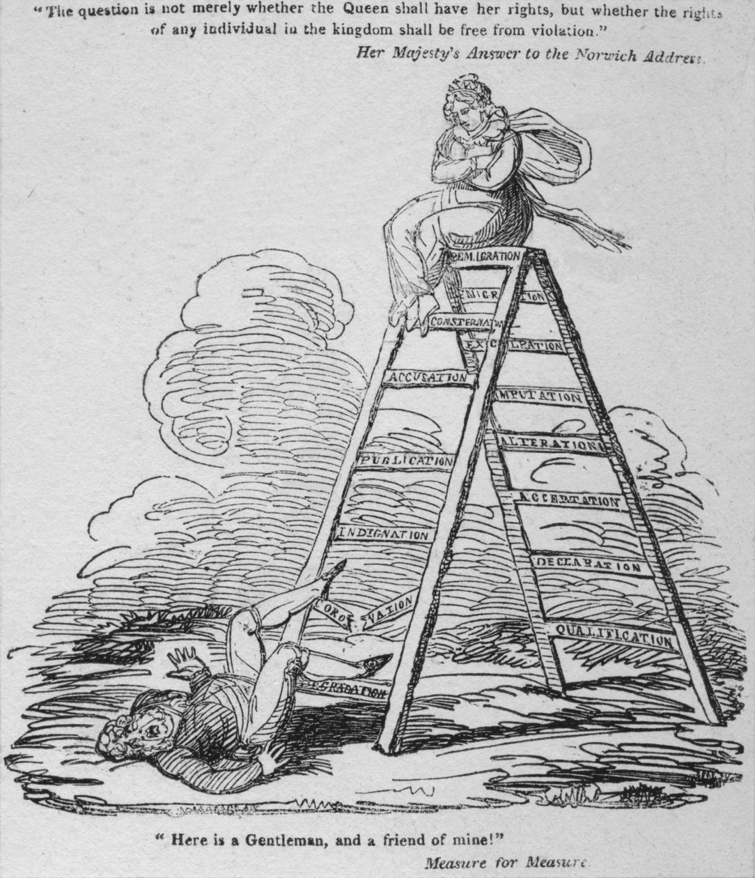 Här är en herrar, och en vän till mig!, c1820. av George Cruikshank