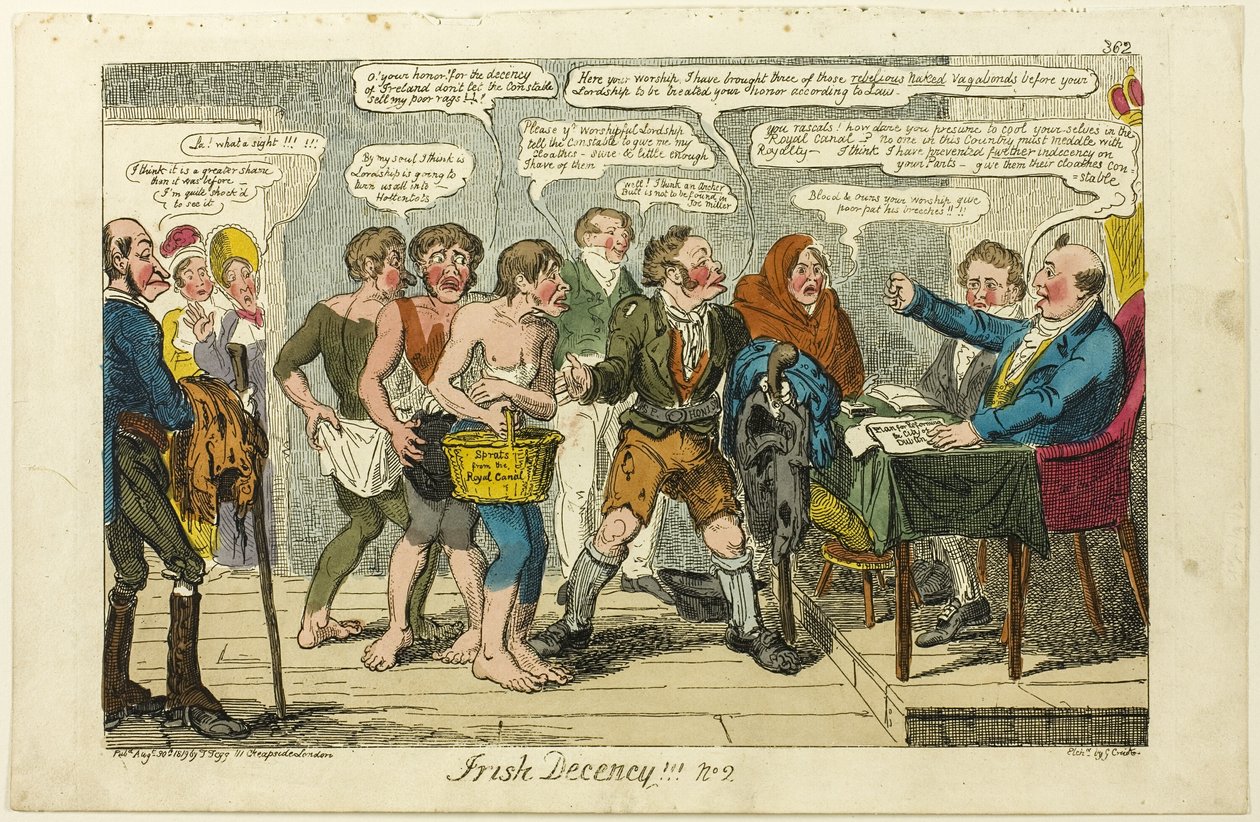 Irländsk anständighet! ! ! Nej. 2 av George Cruikshank