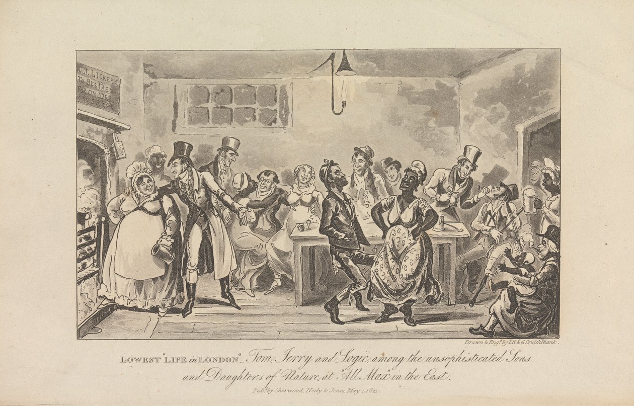 Lägsta "Livet i London"... av George Cruikshank
