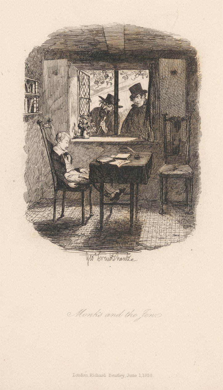 Munkar och juden av George Cruikshank
