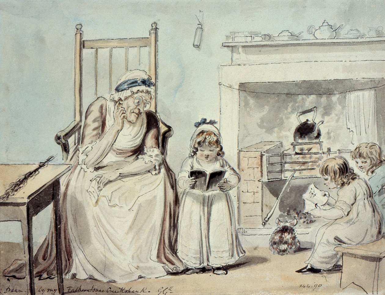 The Dame School (wc) av George Cruikshank