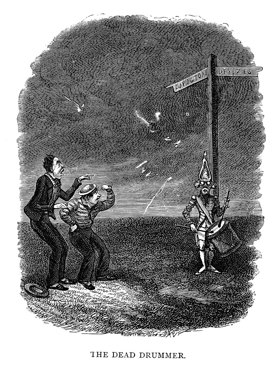Den döde trummisen, 1840 av George Cruikshank