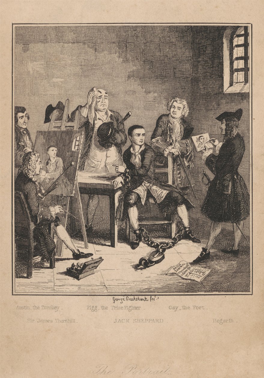 Porträttet av George Cruikshank