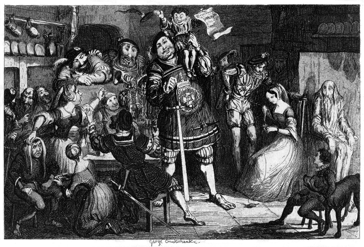 Stenköket, 1840 av George Cruikshank