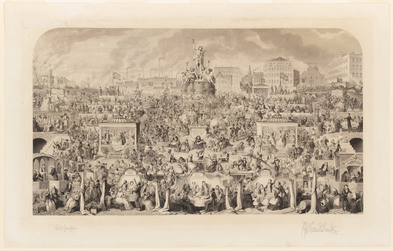 Bacchus dyrkan av George Cruikshank