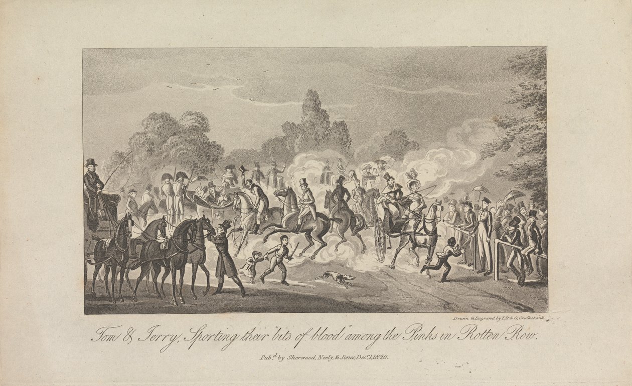 Tom & Jerry, sportar sina "bitar av blod"... av George Cruikshank