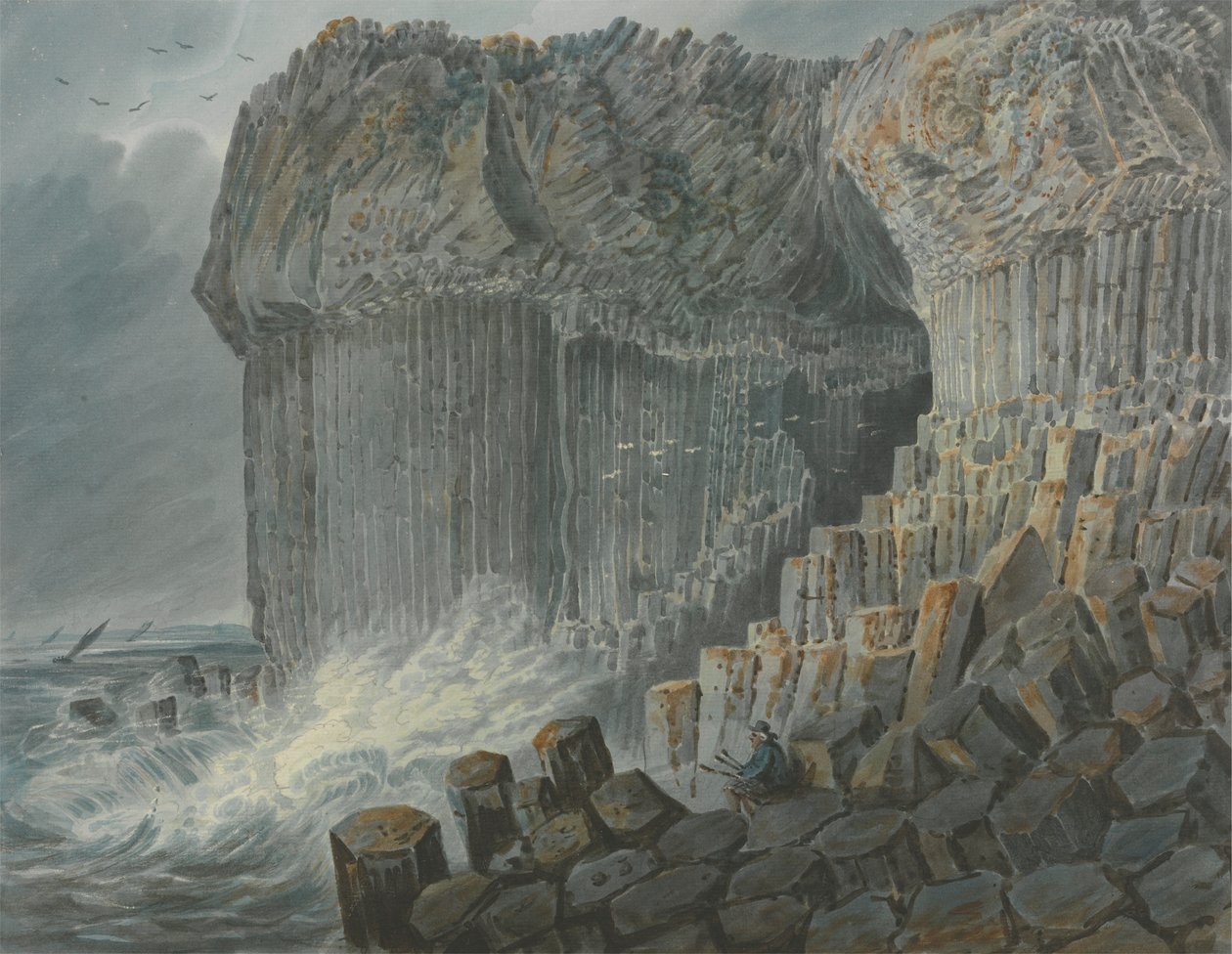Fingals grotta, Staffa av George Cuitt