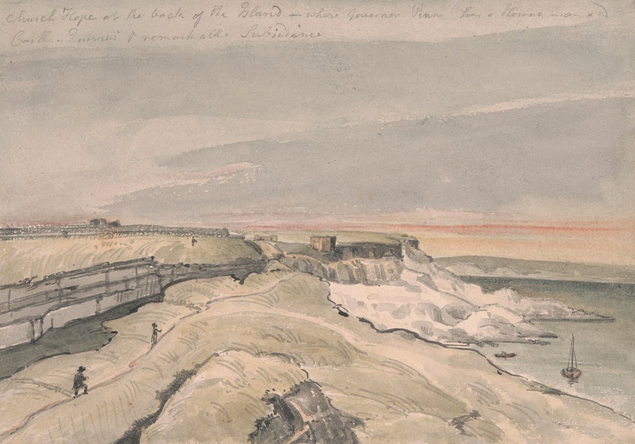 Church Hope, ön Portland, Dorset av George Cumberland