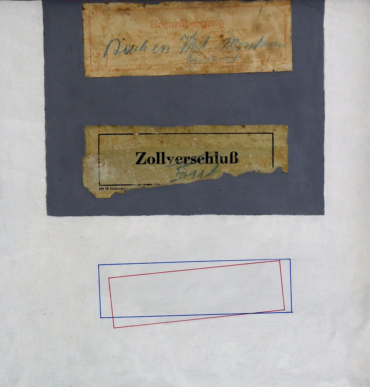 CCC (Customs Clearance Collage) (blandade media) av George Dannatt