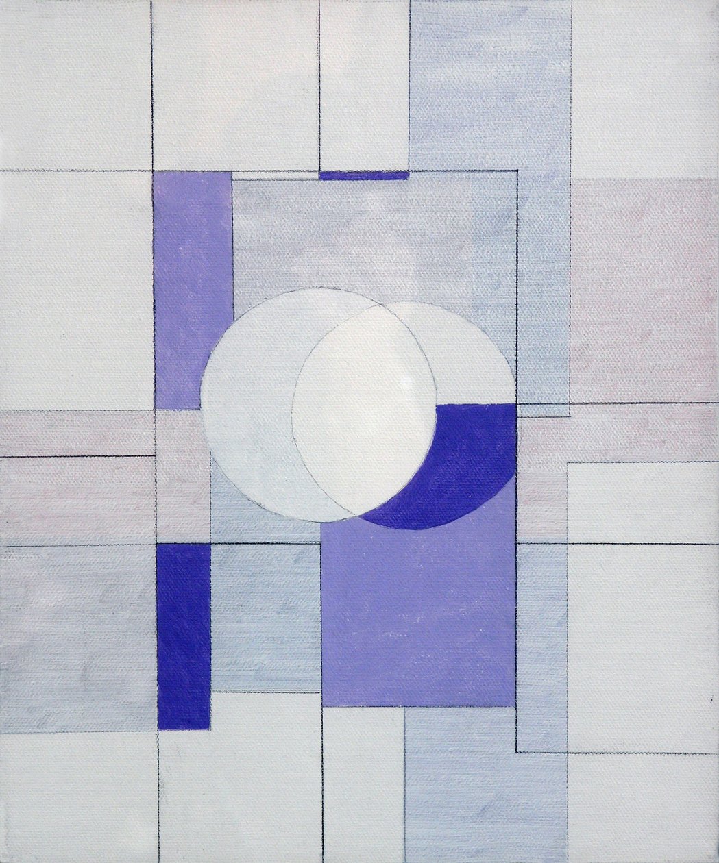 Echo of Silence, 2002 (olja och penna på duk) av George Dannatt