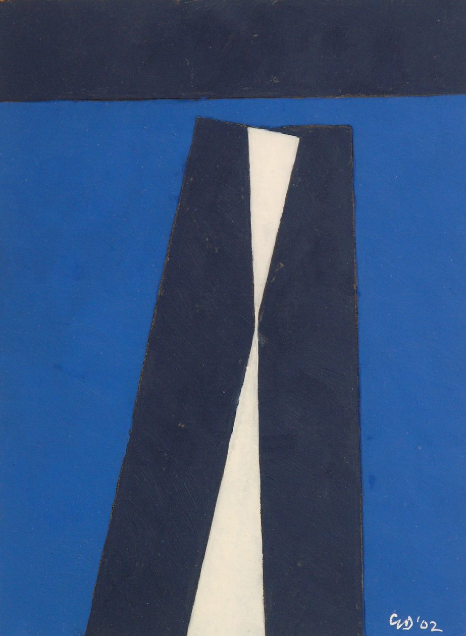 White Thrust, 2002 (olja på kort) av George Dannatt