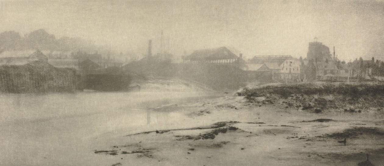 Kameraarbete: Wyvenhoe på Colne i Essex av George Davison