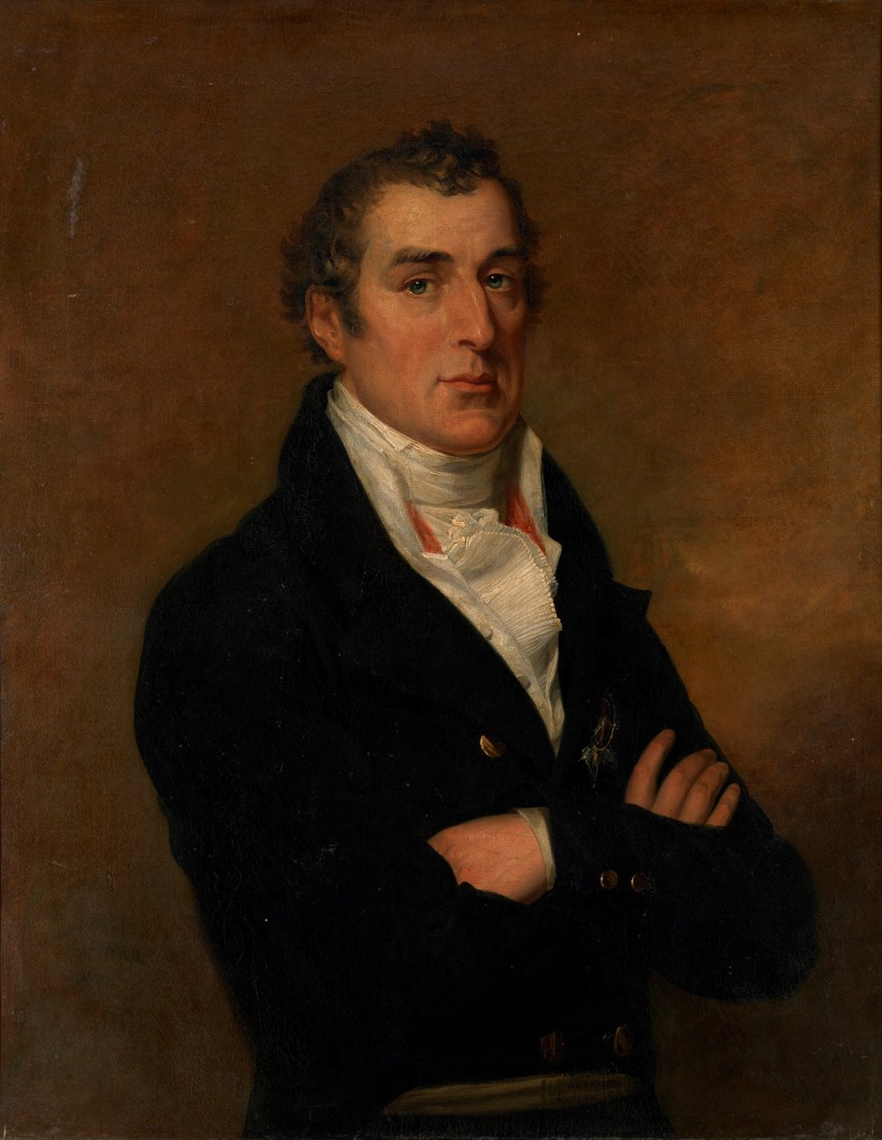 Porträtt av Arthur Wellesley 1769-1852, 1:e hertig av Wellington av George Dawe