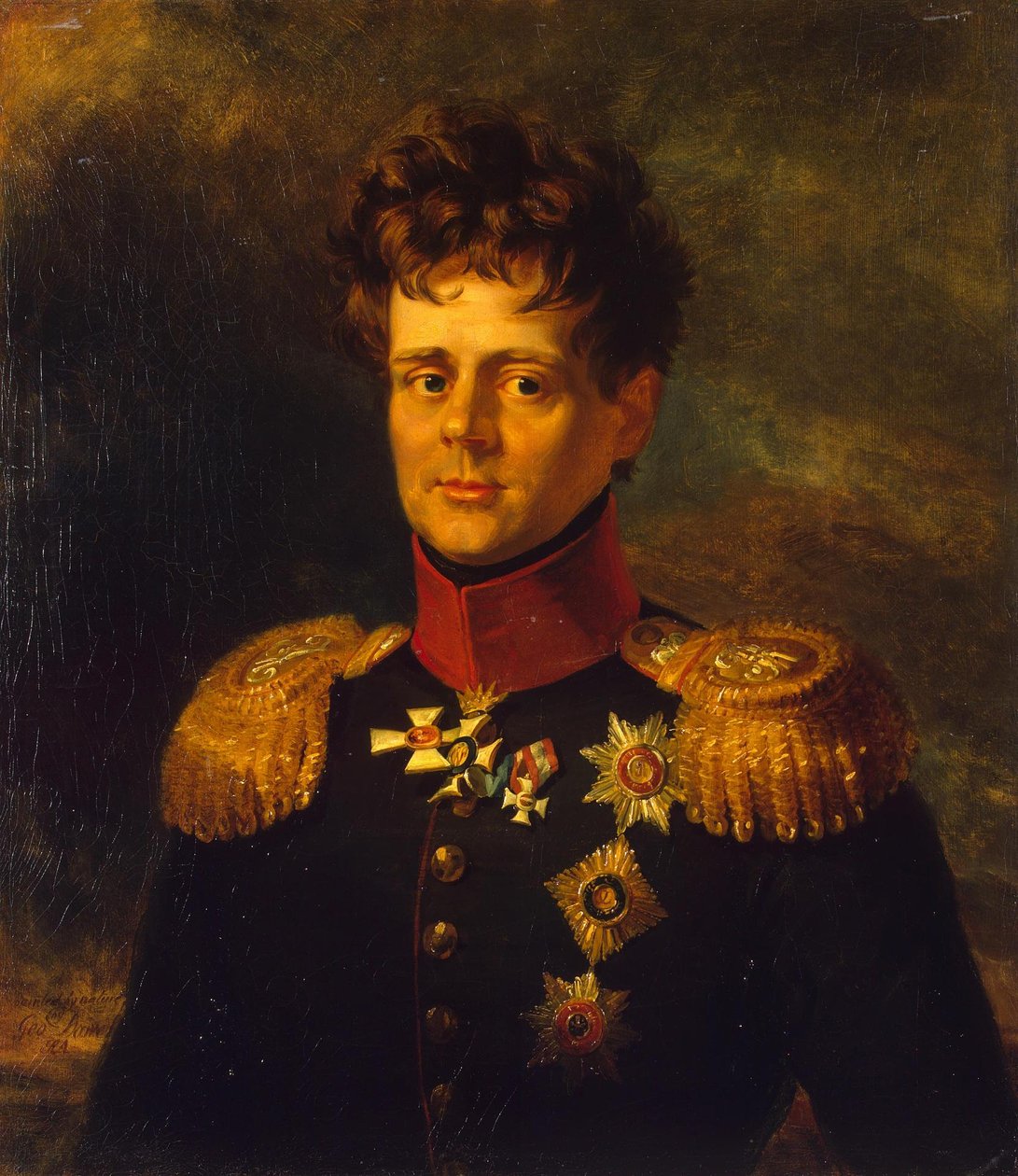 Porträtt av Eugene, prins av Württemberg (1787/88-1857) av George Dawe