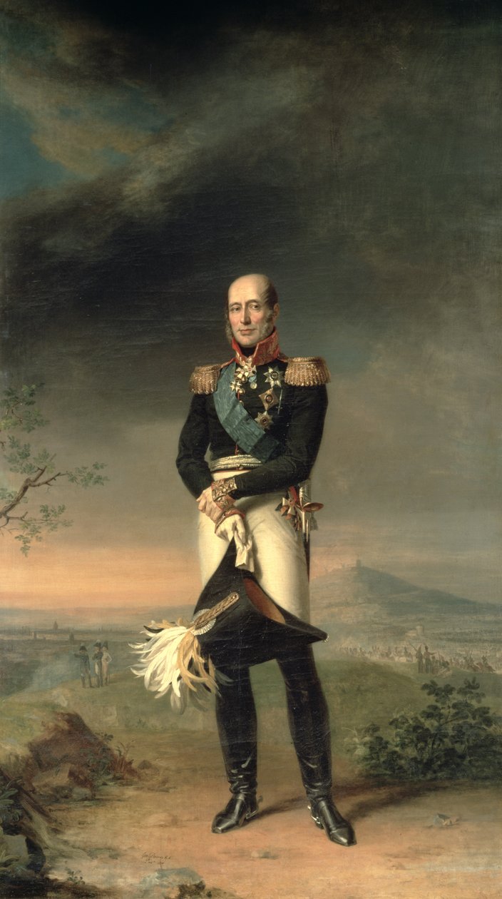 Porträtt av prins Mikhail Barclay de Tolly (1761-1818) av George Dawe