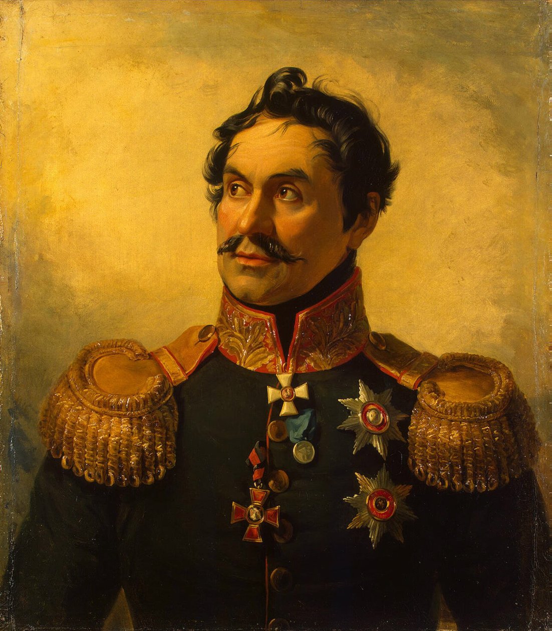 Porträtt av Yefim Chaplits 1768-1825, före 1825 av George Dawe