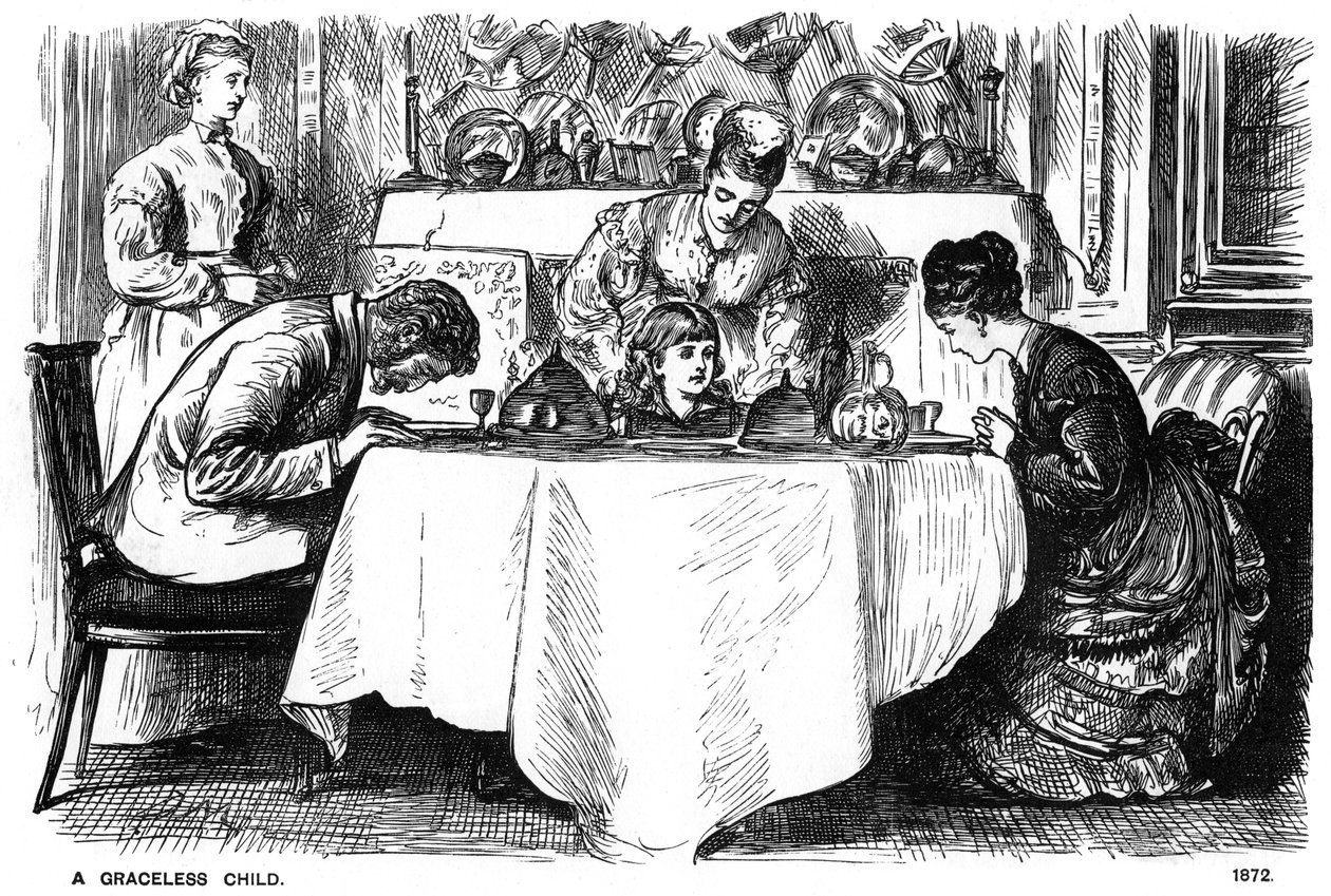 Ett nådlöst barn, 1872 1891 av George du Maurier