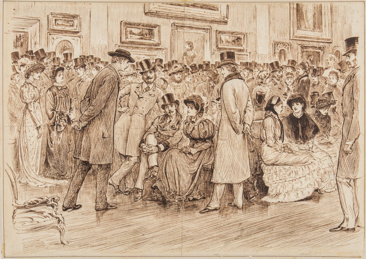 Mr Fielding, vad tycker du om dessa bilder? Det här är konst, privat utsikt på Grosvenor Gallery av George du Maurier