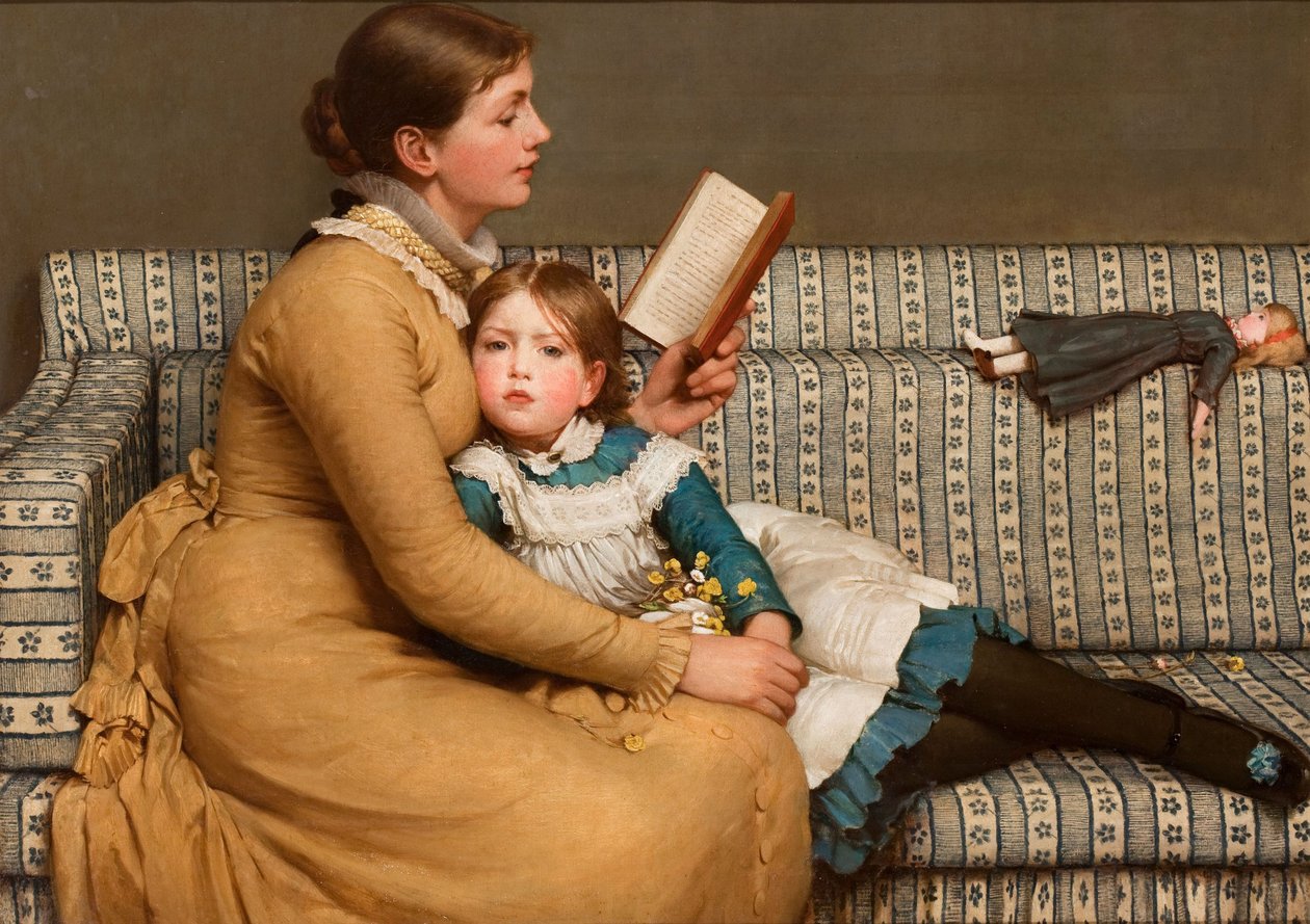 Alice i Underlandet (olja på duk) av George Dunlop Leslie