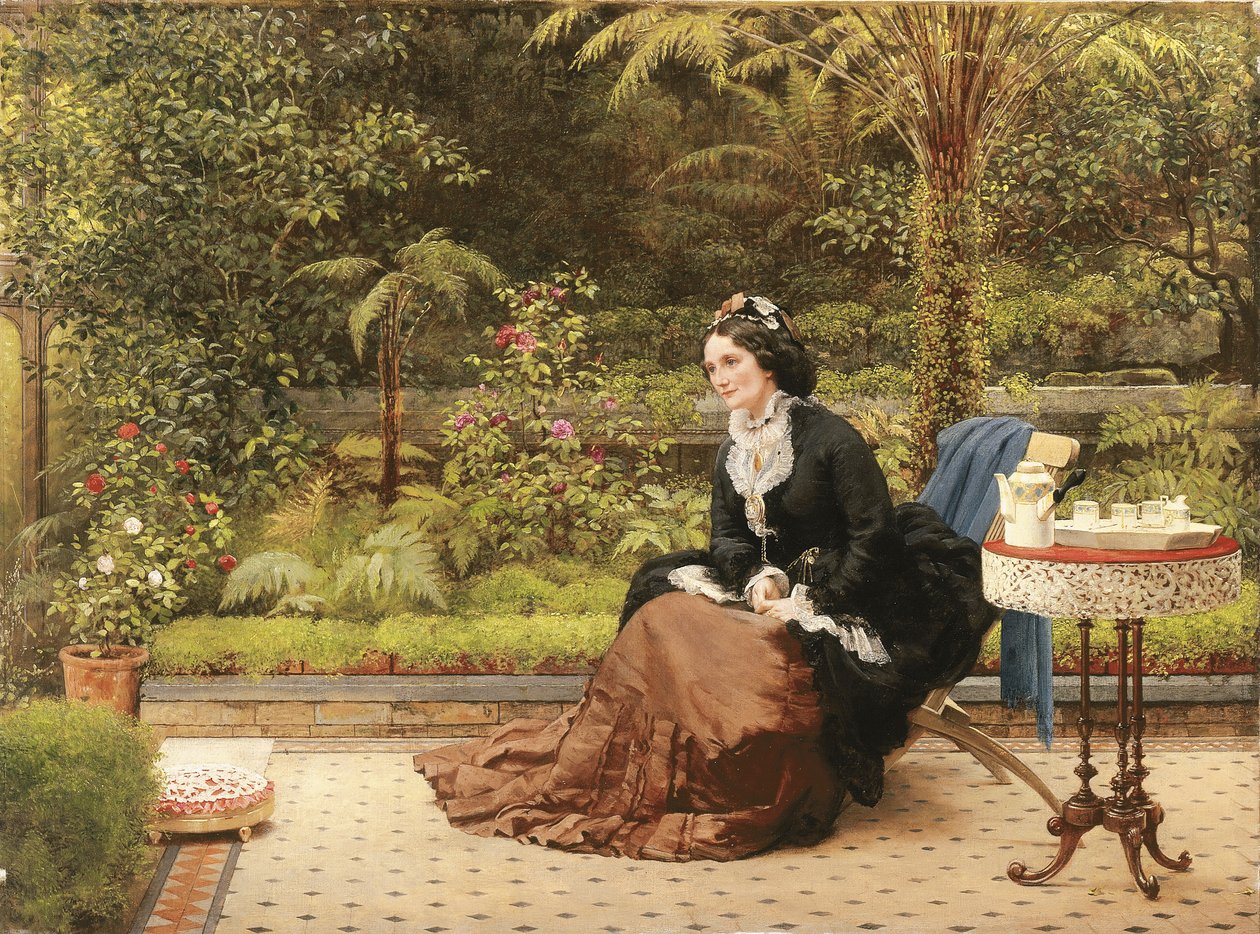 Klockan fem, ca 1874 av George Dunlop Leslie