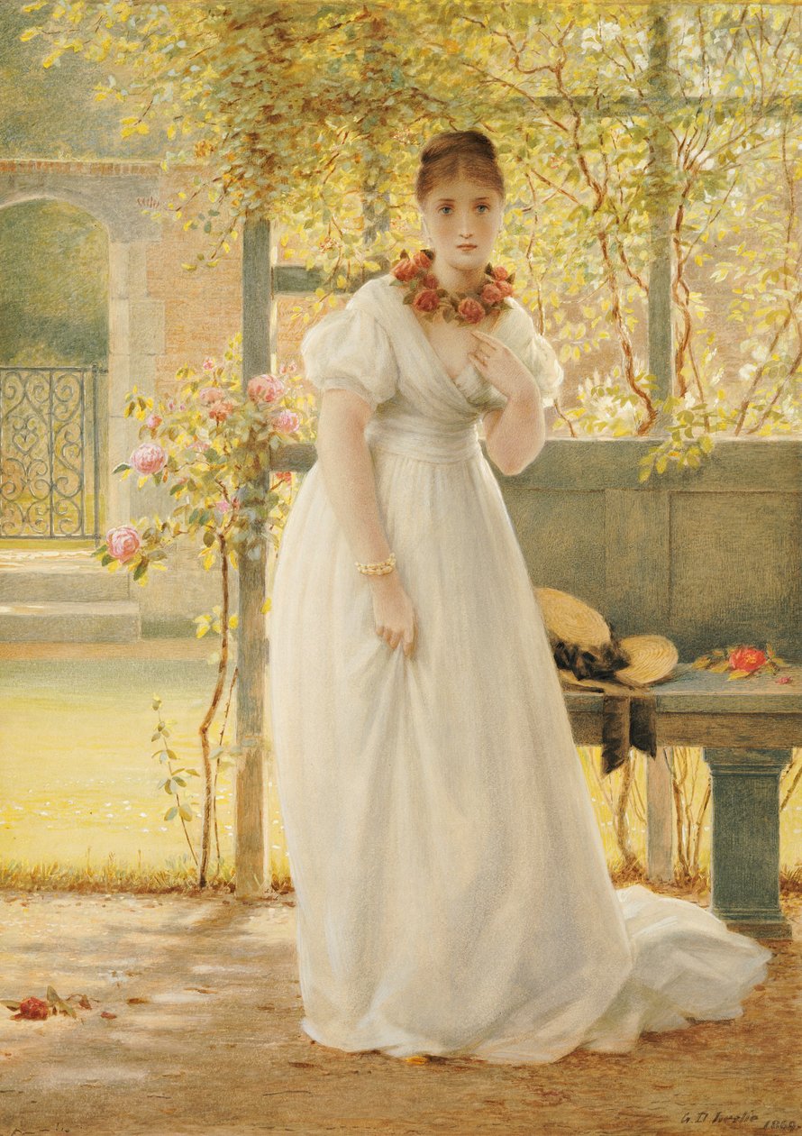 I den muromgärdade trädgården, 1869 av George Dunlop Leslie