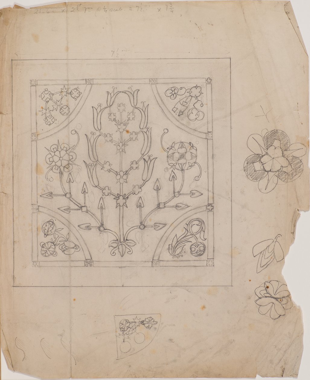 Broderiets design av George Dutch Davidson