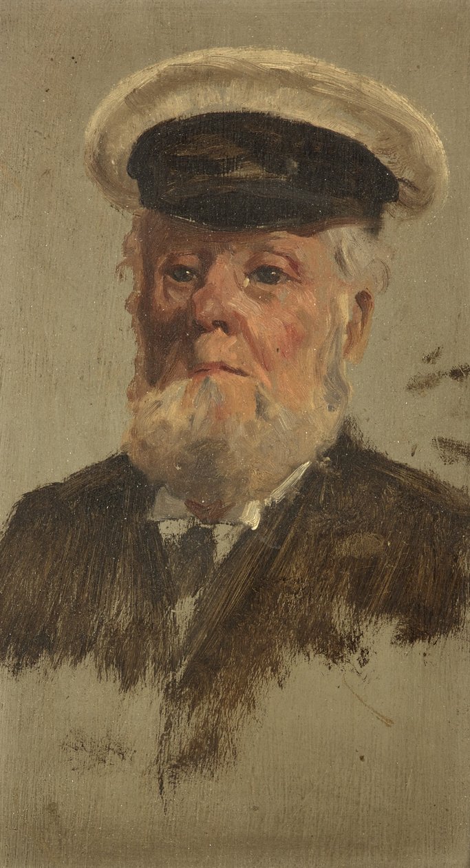 Porträtt av G. Singleton, 6:e, ca 1920 (olja på panel) av George Edmund Butler