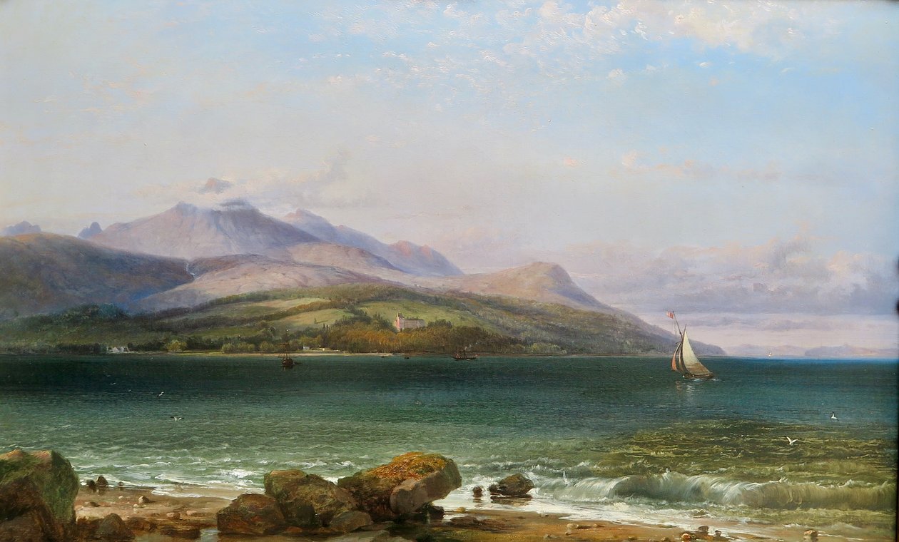 Isle of Arran,1800-talet (olja på duk) av George Edwards Hering