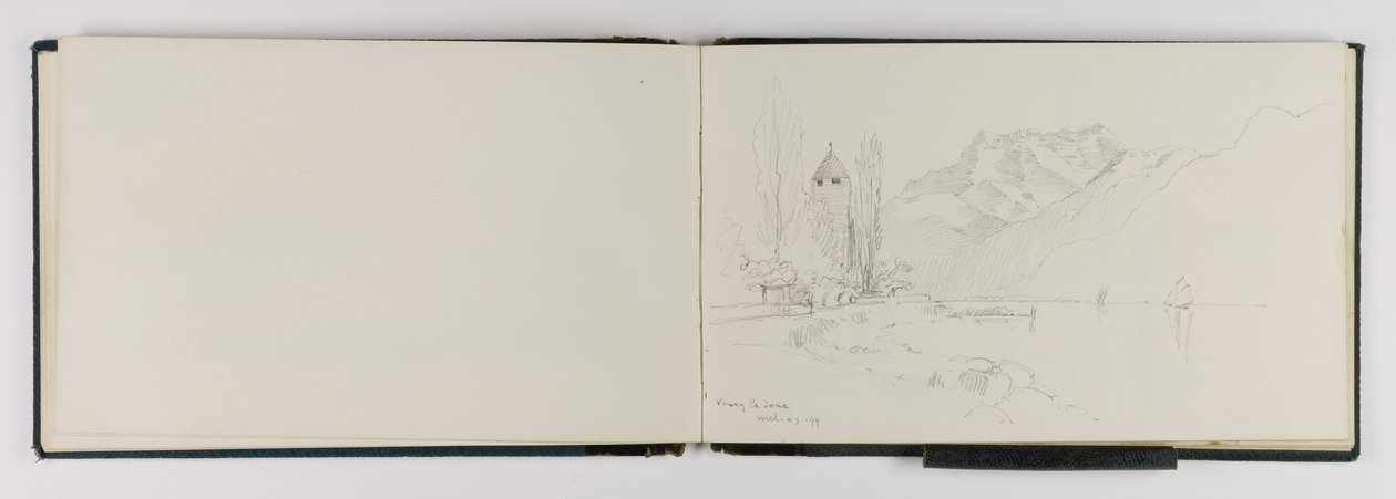 (Skissbok) Vevey La Tour av George Elbert Burr